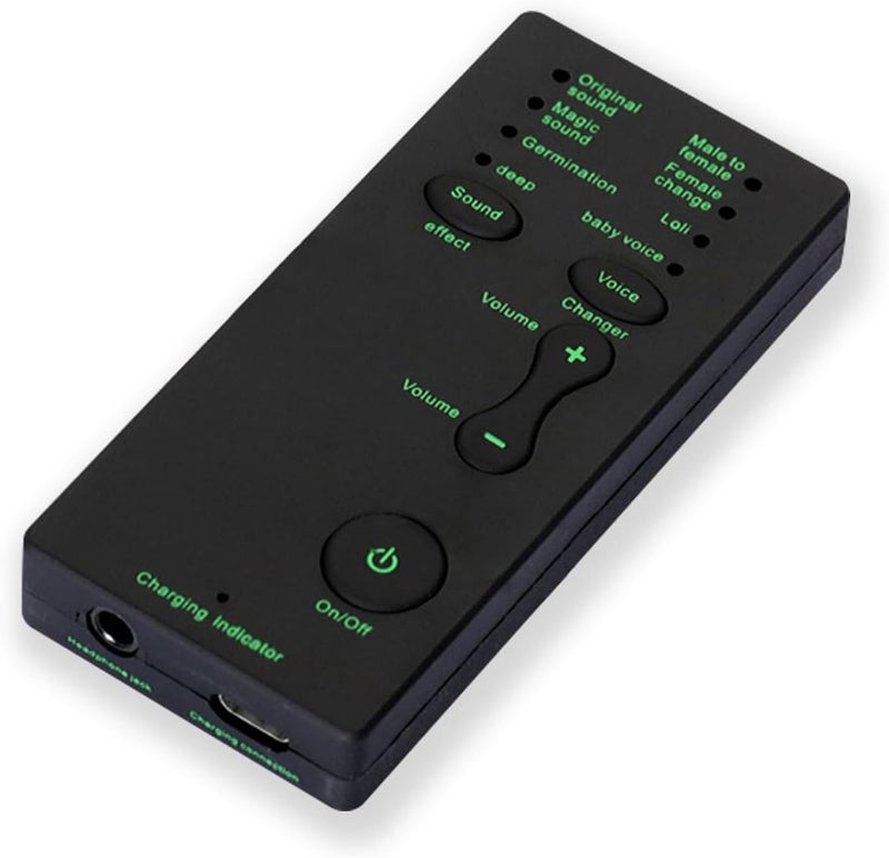 Flylin Portable Voice Changer, Handheld Microphone Voice Modulator Disguiser (M1) - Image 1